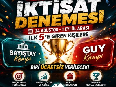 İKTİSAT DENEMESİ